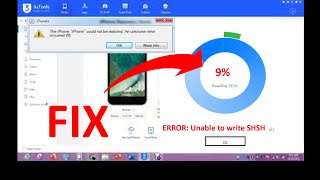 How to Fix Error Unable to Request SHSH on 3uTools when Flash iPhone [upl. by Nohsram]