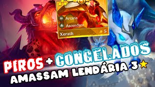 TFT SET 12 PIROS  CONGELADOS AMASSAM LENDÁRIA 3 ESTRELAS ⭐ [upl. by Amend604]