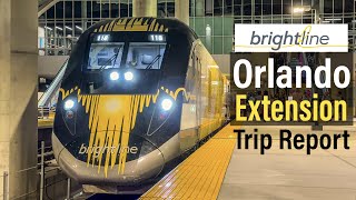 Brightline  Orlando to Miami  First Train on the Orlando Extension [upl. by Illom173]