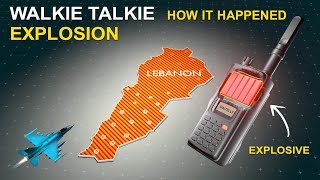 How Lebanon Walkie Talkie Explosion Happened Israeli Airstrikes israel hezbollah [upl. by Sheena]