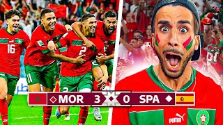 🇲🇦 IMPRESA MAROCCO REACTION dallo STADIO di MAROCCO 30 SPAGNA ai RIGORI in QATAR [upl. by Fontes448]