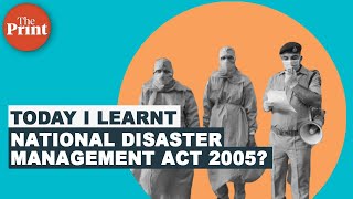 What is the National Disaster Management Act 2005 [upl. by Daggett]