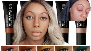 New Smashbox Always ON Cream Shadow Demo  Review  and Wear Test [upl. by Nnaaras]