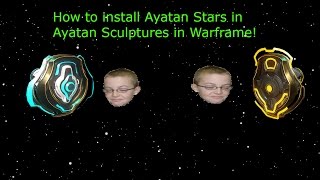 How to Install Ayatan Stars on Ayatan Sculptures in Warframe [upl. by Drus763]