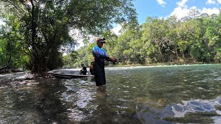 Aventura y recorrido de PESCA Y COCINA por hermoso rio [upl. by Erv513]