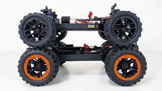 HBX 16889 116 Ravage versus HBX 18859 118 Rampage RC Car Trucks Bigger Better [upl. by Derby782]