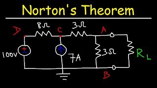 Nortons Theorem and Thevenins Theorem  Electrical Circuit Analysis [upl. by Nina784]