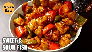 SWEET AND SOUR FISH  SWEET AND SOUR FISH RESTAURANT STYLE [upl. by Schou]