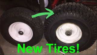 How To Install New Bigger Front Go Kart Tires [upl. by Anitteb]