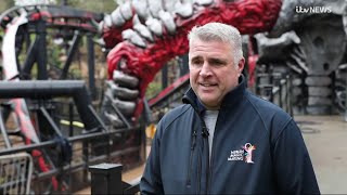 Nemesis Reborn Alton Towers on ITV News Central West Midlands  140324 [upl. by Thorsten]