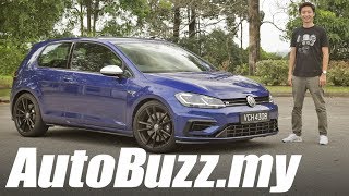 Volkswagen Golf R Mk 75 Review  AutoBuzzmy [upl. by Aniar433]