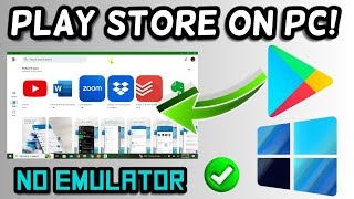 How to Install Google Play Store on PC No Emulator [upl. by Kopans]