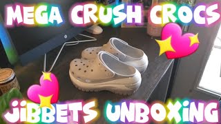 Mega Crush Crocs Jibbets Unboxing [upl. by Nnylekoorb]