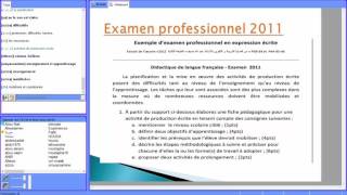 examen professionnel 20111 [upl. by Winfrid]