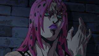 Diavolos reveal in episode 33 HD  Diavolo kills Polnareff [upl. by Nadnal]