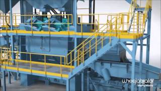 Wheelabrator CT Continuous Tumblast Machine [upl. by Fontes821]