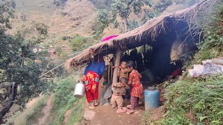 Beautiful Nepali Mountain Village Traditional Life of Nepal Most Peaceful And Relaxing Village Life [upl. by Airtap]