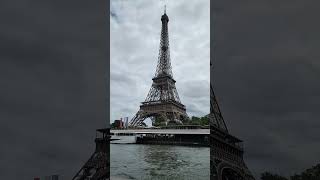 PARIS 2024 EIFFEL TOWER WITH OLYMPIC RINGS [upl. by Yram]