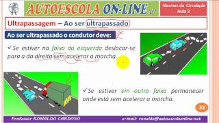 20 NORMAS DE CIRCULAÇÃO  Mudança de Direção Ultrapassagem Prioridade [upl. by Elinore]