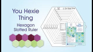 June Tailor You Hexie Thing Hexagon Ruler [upl. by Atnamas]