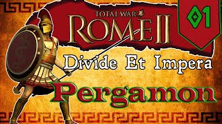 The Rise Of Pergamon  Total War Rome 2 Pergamon DEI part 1 [upl. by Mcdermott]