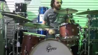 Gretsch Catalina Club Mahogany  TRX Cymbals Review 2014 [upl. by Grose]