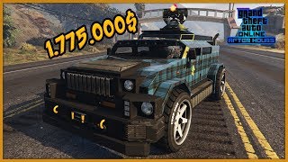 NUOVO SUV MILITARE CORAZZATO BOMBA HVY MENACER SU GTA 5 ONLINE GTA 5 ITA DLC Nightclubs [upl. by Aneeles633]