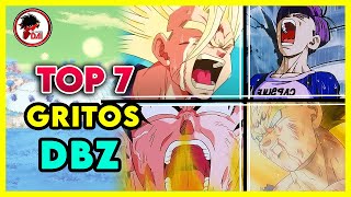 DBZ Top 7 MEJORES GRITOS de Dragon Ball Z [upl. by Gregg]