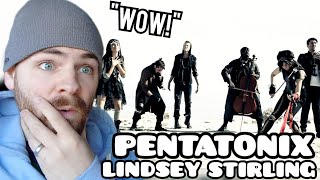 First Time Hearing Pentatonix amp Lindsey Stirling quotRadioactivequot Reaction [upl. by Iana]