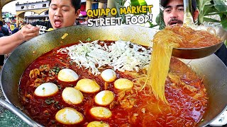 Manila Street Food  Sotanghon Soup  Glass Noodle Soup in QUIAPO MANILA  BACKYARD COOKING HD [upl. by Aivatahs899]