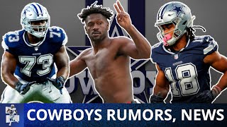 Cowboys Rumors On Tyler Smith Starting Nahshon Wright Jalen Tolbert amp Jerry Jones On Antonio Brown [upl. by Adniles]