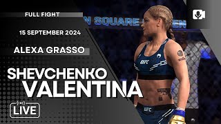 Valentina Shevchenko vs Alexa Grasso 3  FULL FIGHT ufc ufc306 espn women [upl. by Holcman]