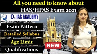 HAS Exam Pattern  HPAS Detailed Syllabus  Age Limit for HPAS Exam  Qualification for HPAS [upl. by Croix897]