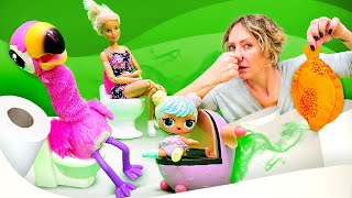 Spielspaß mit Puppen Barbie und Nicole 3 Folgen am Stück [upl. by Eboh421]