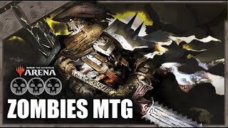 EJÉRCITO DE ZOMBIES  Mono Black Zombies  Standard BO1  MTG Arena [upl. by Papke]