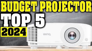 TOP 5 Best Budget Projector 2024 [upl. by Cypro]