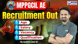 MPPGCL AE Recruitment 2024 Update  MPPGCL AE Vacancy 2024  MPPGCL Salary Eligibility  MPPGCL AE [upl. by Thorlay]