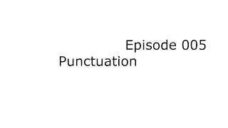 Punctuation Skryftekens [upl. by Hayidan95]