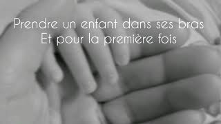 Yves Duteil  Prendre un enfant ParolesLyrics [upl. by Aekin]