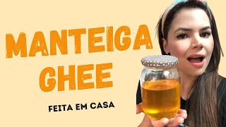 Manteiga ghee COMO FAZER EM CASA [upl. by Aleiram]