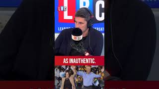 Caller brands Kamala Harris inauthentic fake and a liar  LBC [upl. by Marcell]