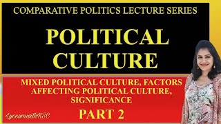 Mixed Political Culture II POLITICAL CULTURE II Significance II PART 2 II [upl. by Nuahsal]