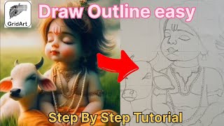 🔥😊How To Draw Perfect Outline Of Any Image  How to Draw Outline  Outline Drawing [upl. by Mayram898]