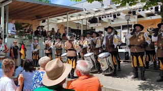 Seehasenfest Friedrichshafen 2024  Fanfarenzug König Wilhelm Langenargen im Lammgarten [upl. by Campman]