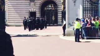 The rifles doing the double out of Buckingham palace [upl. by Ysteb]