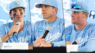 USD Baseball Postgame Media  53124 [upl. by Anawot]