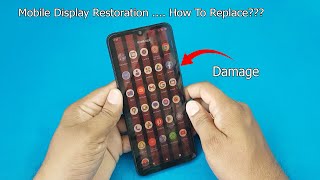 Mobile Display Restoration  How To Replace Micromax In 2b Broken Screen or Display [upl. by Nosreh]