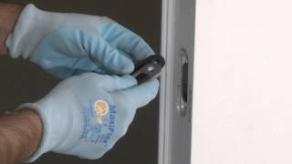 How to Install a door panel on an ECLISSE Syntesis Line frame [upl. by Ahsienet]