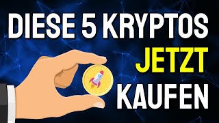 DIESE 5 KRYPTOS JETZT KAUFEN MÄRZ 2024🚀📈 [upl. by Atsahs160]