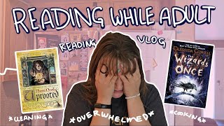 getting reading done AGAINST ALL ODDS  reading vlog  book thoughts and reviews [upl. by Atnahsa]